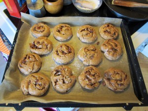 Soja-Dinkel-Schnecken mit Zimt & Vanille